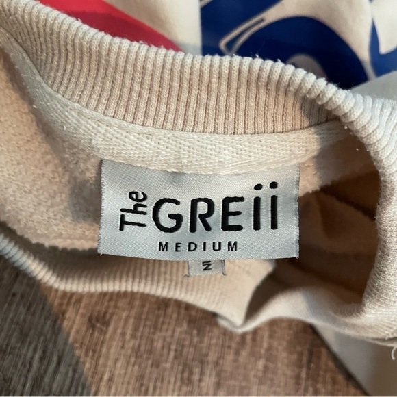 The Greii LA Surf Board Crew Sweatshirt Size Medium - Picture 4 of 7
